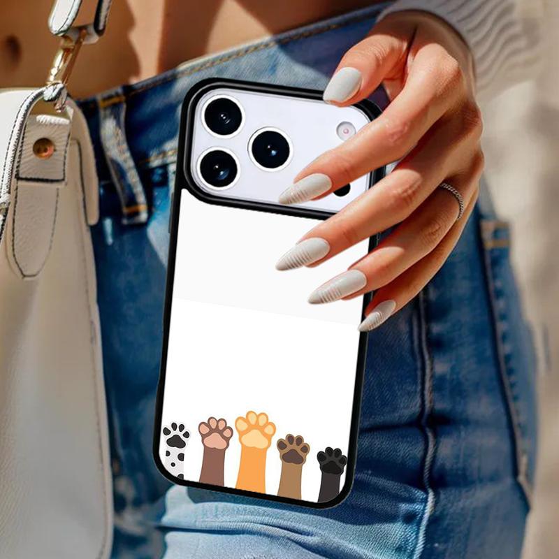Funny Paws Phone Case For iPhone 17 Air 14 15 13 12 Max Cover For Apple 14 15 16 16e 11 Pro Max Plus Coque