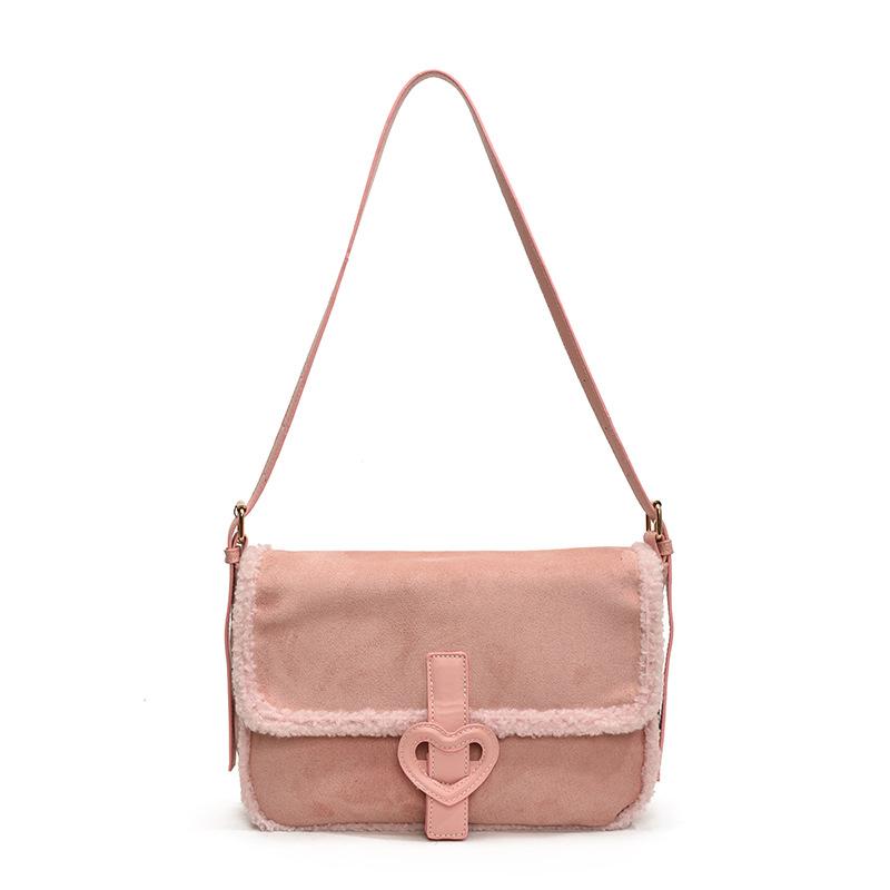 Autumn and Winter Retro Christmas Style Niche Tote Bag Versatile Personality Maillard Women Commuting Texture Messenger Bag