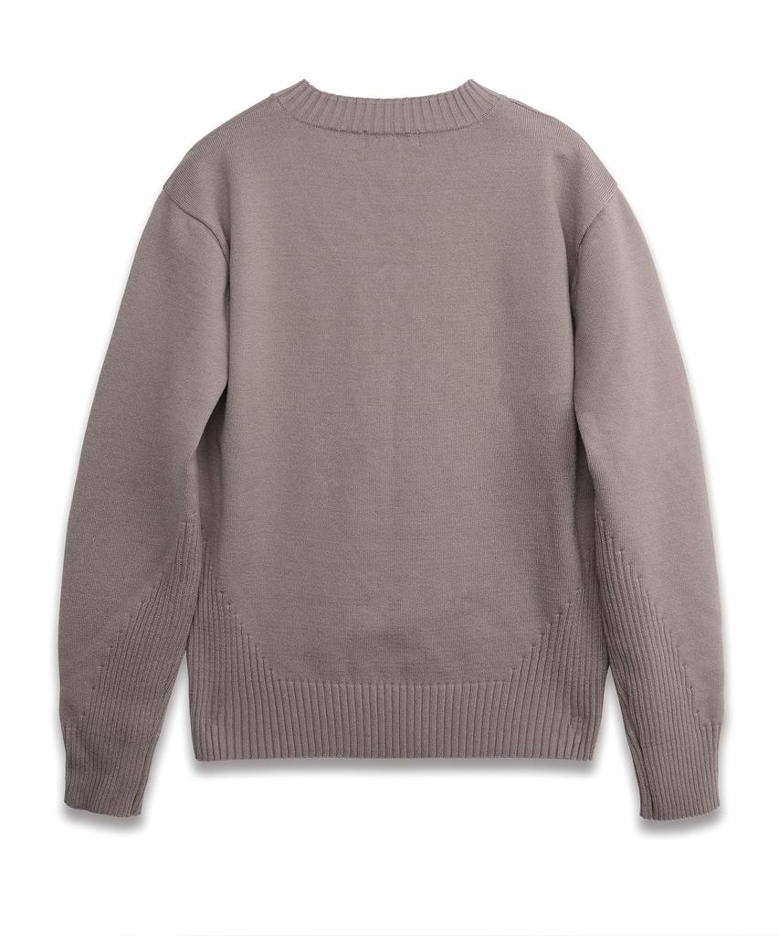 DOFFJASON Reverb V-Neck Knit Light Brown