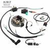 CDI Ignition Coil A7TC Spark Plug Kill Switch Wire Harness Magneto Switch Keys Lock Set For 50 70 110 125 140cc 4T Dirt Bikes