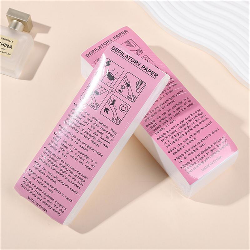 High Quality Nonwoven Hair Removal Wax Paper Rolls 100/500PCS Body Cloth Epilator Wax Strip for Hair Removal