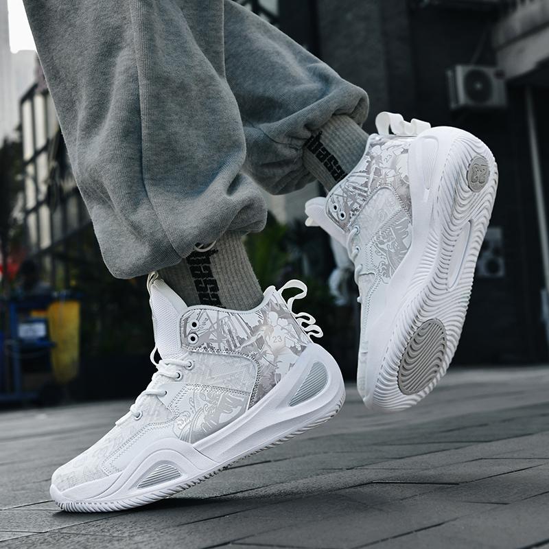 Neue Basketballschuhe für Herren Dämpfende Basketball-Sneaker für Damen High-Top Outdoor-Sportschuhe Atmungsaktive Sportschuhe