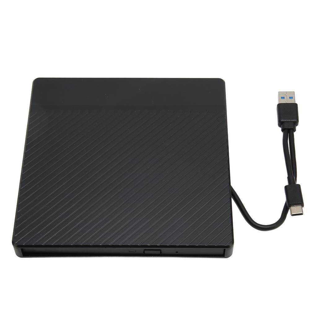 External DVD Drive Box Type A Type C Interface 9.5mm Thickness 5Gbps Transfer Portable USB3.0 External CD ROM Rewriter