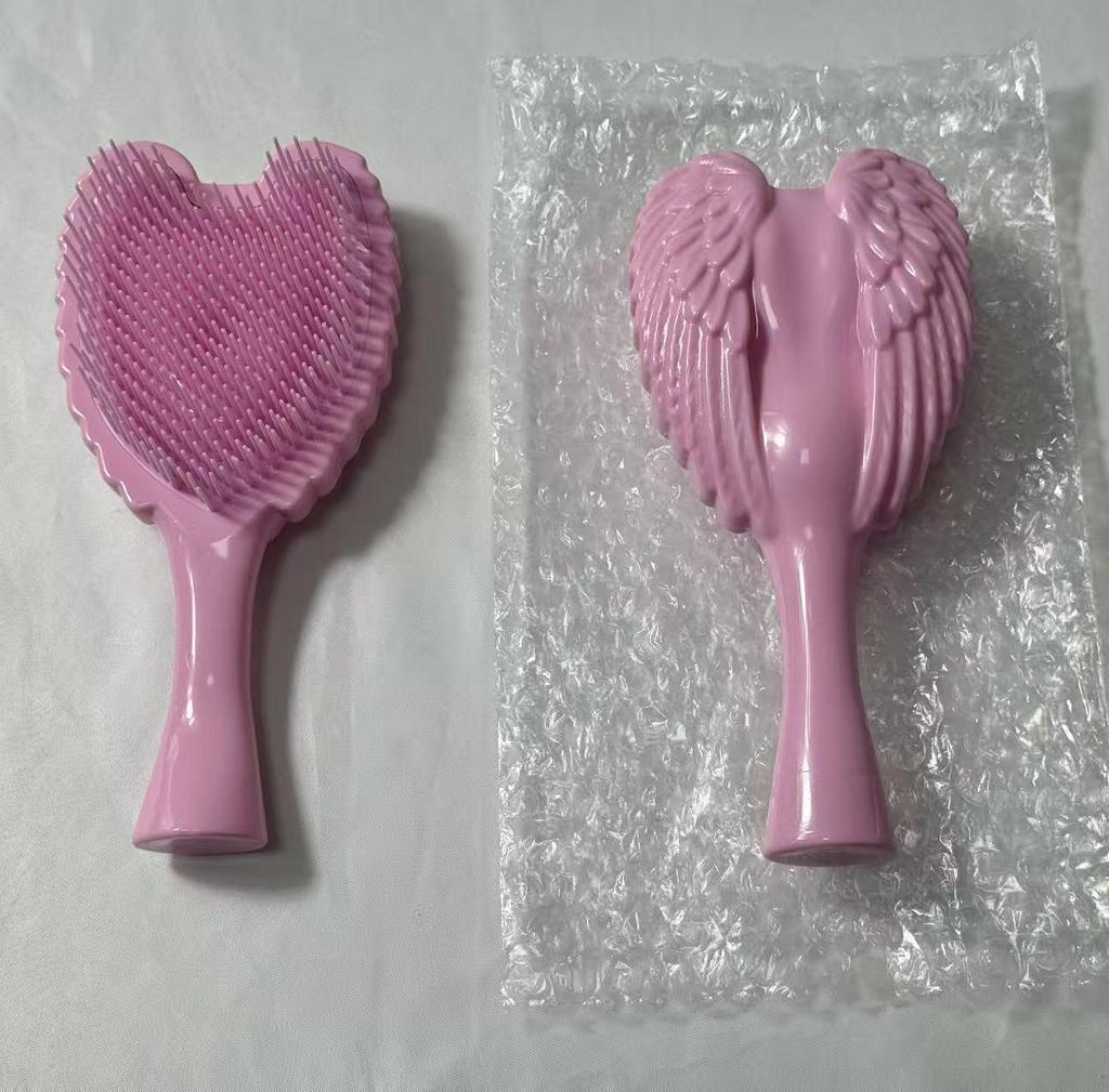 Pettine Styling Capelli Queen's con Cuscinetto d'Aria: Pettine Multifunzionale a Forma di Ala per la Cura dei Capelli da Viaggio per Donne.