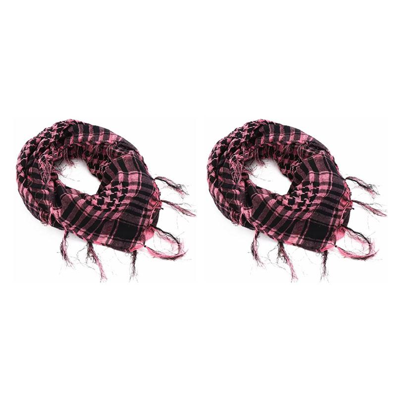 123Pcs Tactical Keffiyeh Shemagh Arab Scarf Shawl Neck Cover Head Wrap Cotton Winter Scarves Men'S Outdoor Hiking Shawl