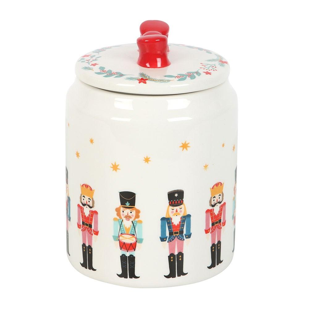 Something Different Nutcracker Ceramic Jar