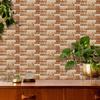10Pcs Peel and Stick Wall Tiles Faux Wood Marble Mosaic Sticker Self Adhesive Backsplash for Kitchen Bathroom Decor