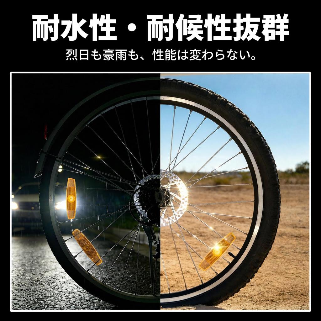 BULLSPANN Bicycle Reflector Reflector Spoke Reflector Set of 4 11.4x2.8x1cm