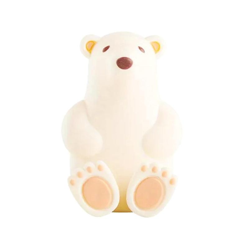 

Настінні стійки на присосках Чарівний тримач для зубних щіток у вигляді білого ведмедя Креативна домашня стійка для зберігання без свердління Побутові предмети