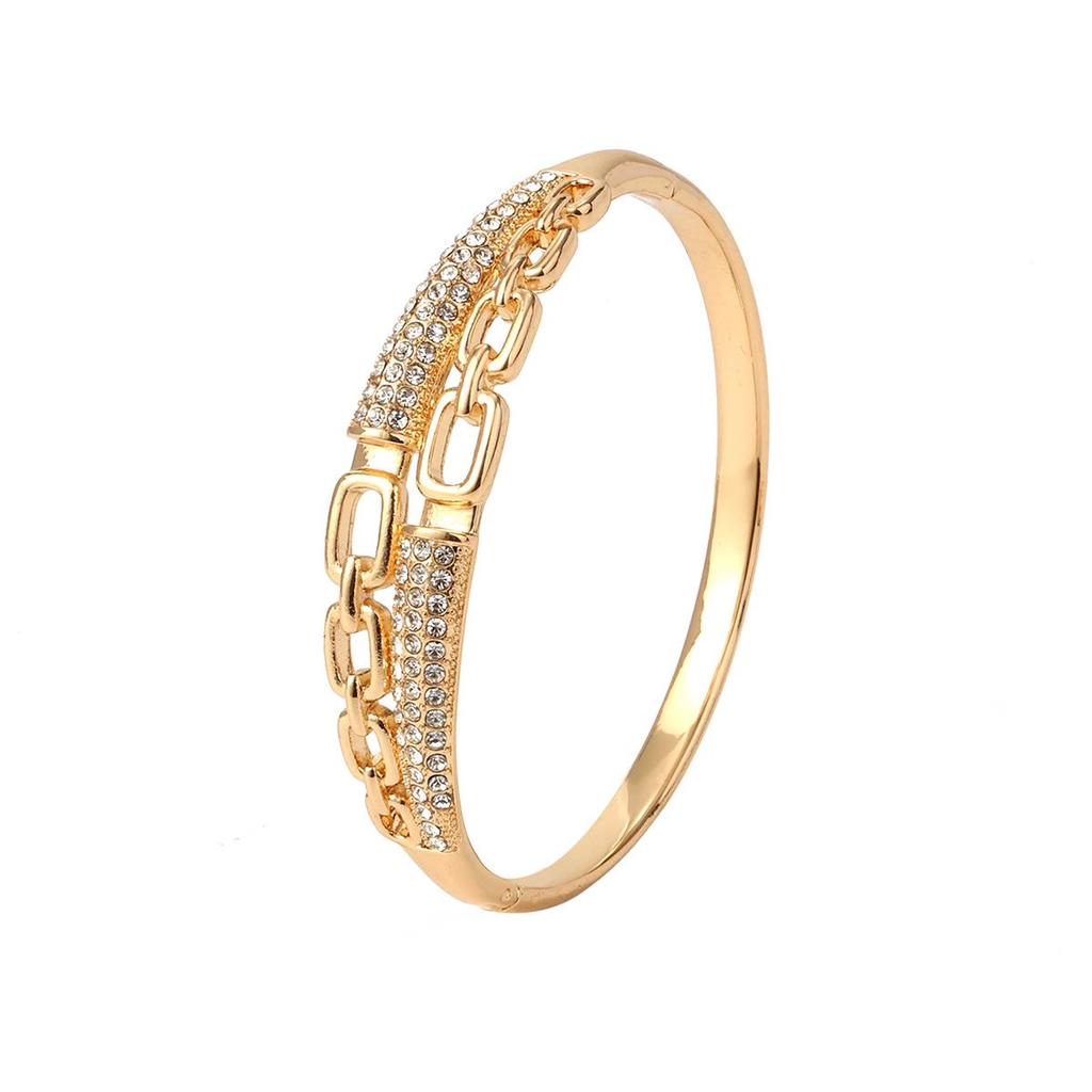 Europäischer & Amerikanischer Stil Vollbesetztes Mode-Schnallenarmband - Klassisches, Vielseitiges & Hochwertiges Accessoire für Damen