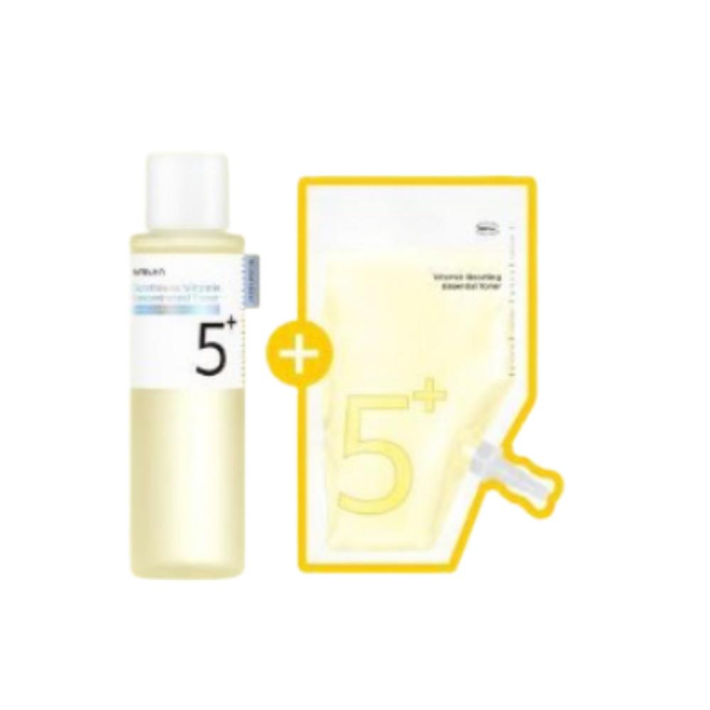 

Numbuzin No.5 Glutathione C Vita Essence Toner Refill Set Brightening & Hydrating Skin Care (200ml + 200ml)