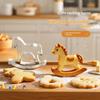 2026 Horse Cookie Cutter Mould Stainless Steel Rocking Horse Shapes Biscuit Mold Fondant Pastry Decor Baking Tools