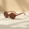 2pcs European and American style unisex round frame Y2K fashionable sunglasses, trendy and versatile, summer sun shading, sun pr
