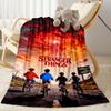 Stranger Things Mashup Suitable Blanket for Offices, Travel, Living Rooms Also a Good Gift for Friends and Family Suitable for All Seasons.