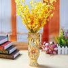Grand Decorative 60 Cm Ceramic Floor Vase Luxury Gold Interior Creative Flower Vase Plant Pot Jarron Home Decor Aesthetic AA50VA