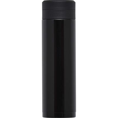 Wahei Phrases Water Bottle Mug Bottle 300ml Black Screw Stopper Antibacterial Vacuum Insulated Bottle Thermal Insulation Omit RH-1498
