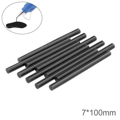 5 Stück 10 Stück schwarze Heißklebestifte 7 mm x 100 mm Klebstoff für Heimwerkerwerkzeuge für Heißklebepistole Bastelalbum Reparatur Klebestift