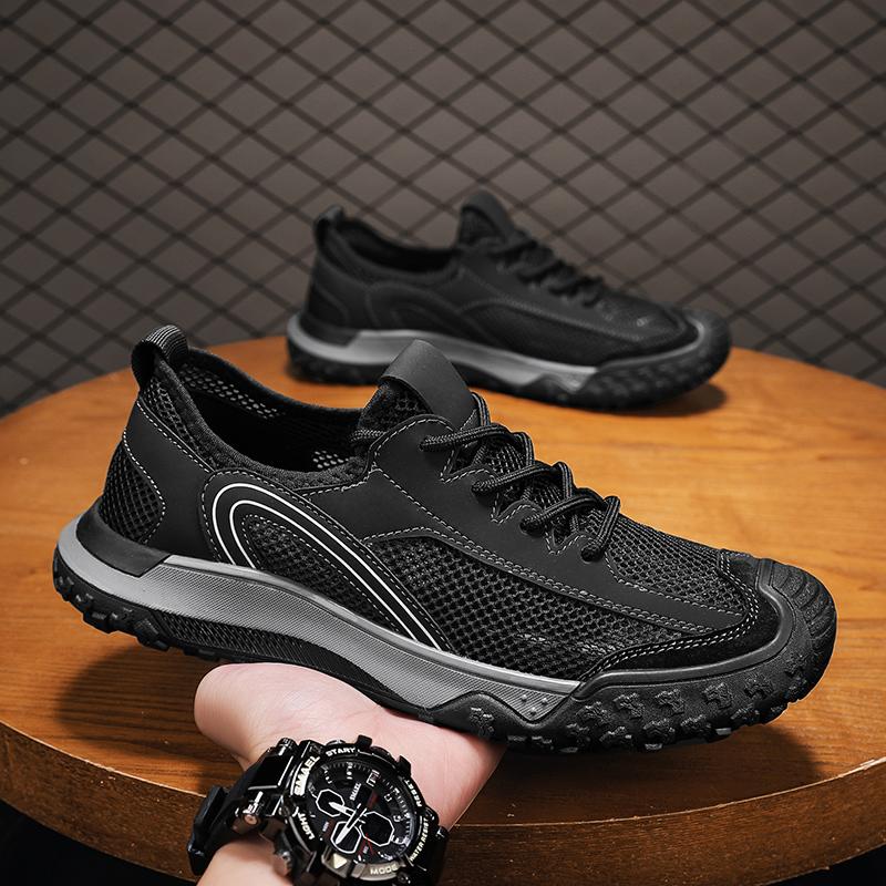 Mode Atmungsaktive Herren Mesh Sneaker Mode Sommer Laufschuhe Bequeme Freizeitschuhe Outdoor Herren Tenis Masculino Leichtgewicht Sportschuhe