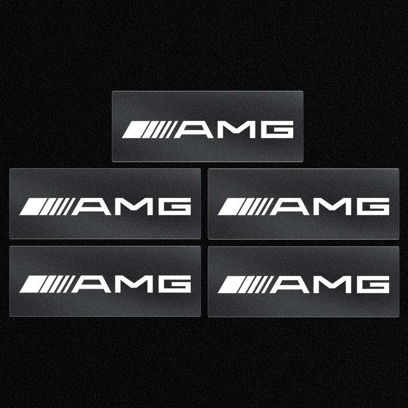 2/5/10 stk Bilinteriør Tilfeldige Klistremerker Bil Ratt Emblem Styling For Mercedes Benz AMG E200 E300 W205 W212 W166 W176 W242 S212 X166 W205 E63