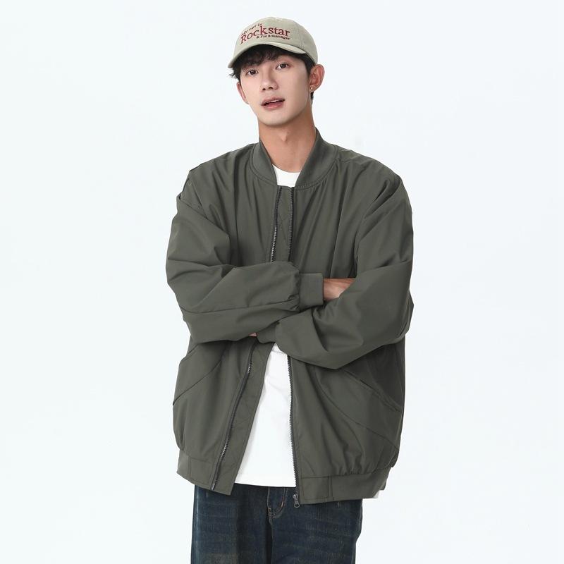 Spring and Autumn Baseball Uniform Men's Casual Jacket Couple Top Gown Autumn Jacket