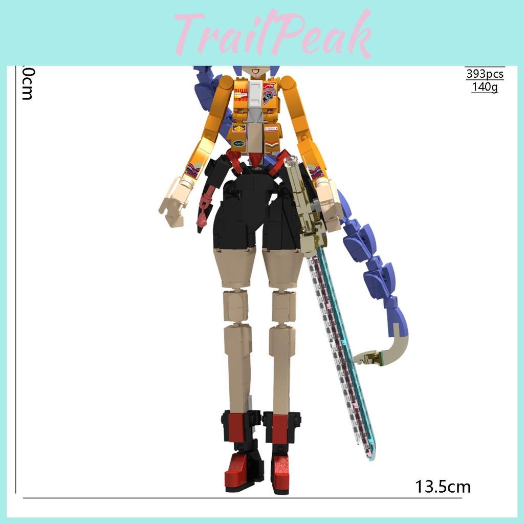 Demon Kpop Hunters Rumi Mira Zoey Anime Character Building Block Model Ornament