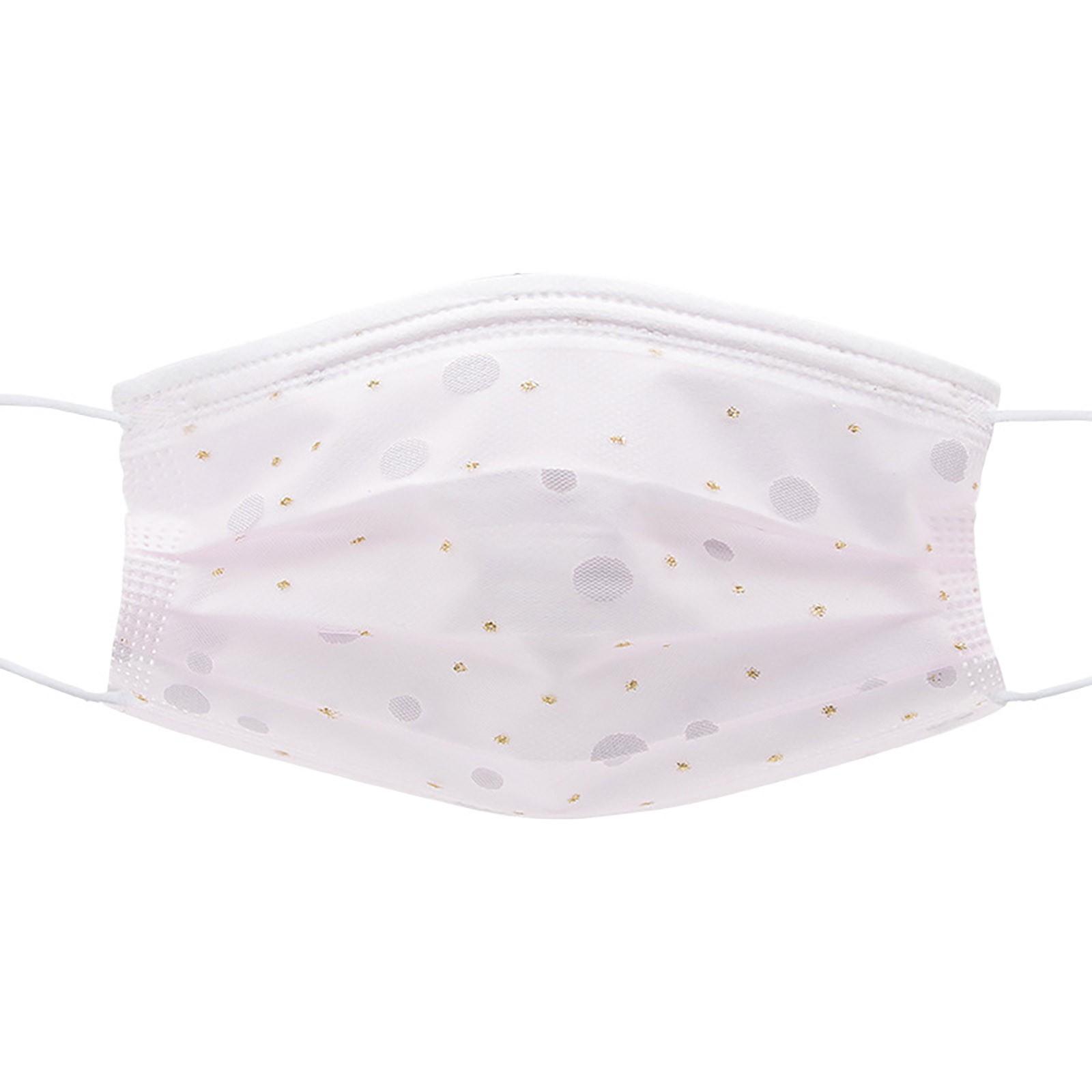 

Четырехслойная одноразовая маска с трафаретной печатью для взрослых, дышащая, модная маска 10 шт. 17.5x9.5CM