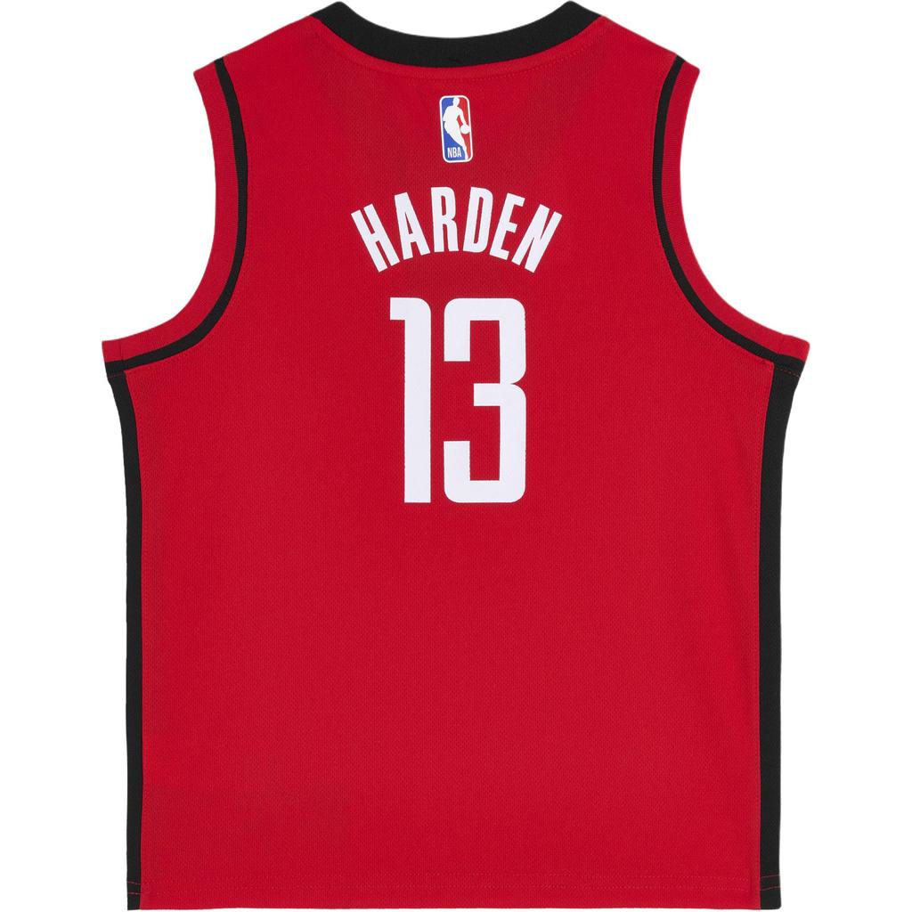 Nike X NBA Collaboration Vest Houston Rockets Harden V-Neck Fashion Comfortable Sports Sleeveless Kids Tops Rocket-Red 3Z2B3BZ6P-HARDEN
