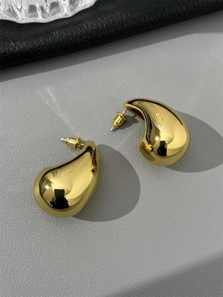S925 Silver Teardrop Earrings: Elegant, Versatile, High-End European & American Fashion