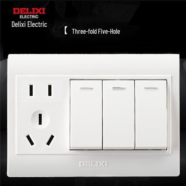 Delixi CD130 Exposed Socket Switch