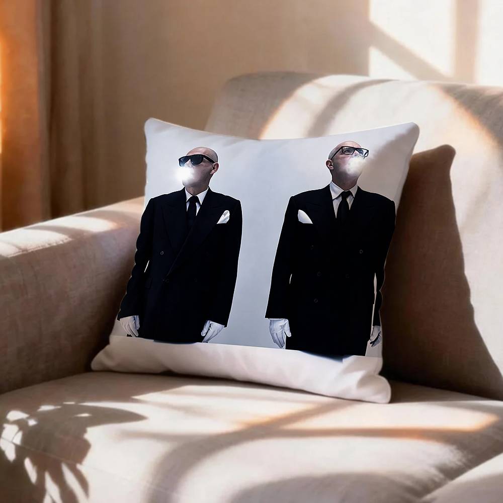 COOL Band PPet Shop Boys Nonetheless Pillow Case Pattern Printed Pillowcase For Living Room Sofa Cushion Cover