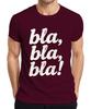 Bla Bla Bla Sarcastic Saying Funny Gift Grunge White Unisexs T Shirt