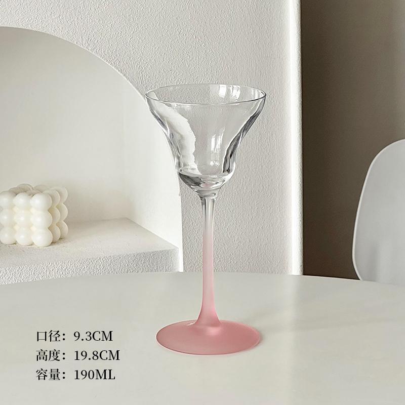 Premium Glass Cup Home Light Luxury Creative Art Slightly Tipsy Cocktail Champagne Cocktail Glass