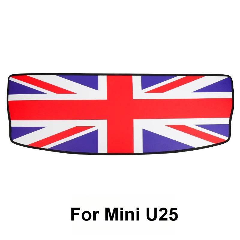 1PC Leather Car Trunk Window Protection Pad For Mini Cooper J01 J05 U25 2024 2025 Car Styling Interior Decoration Accessories