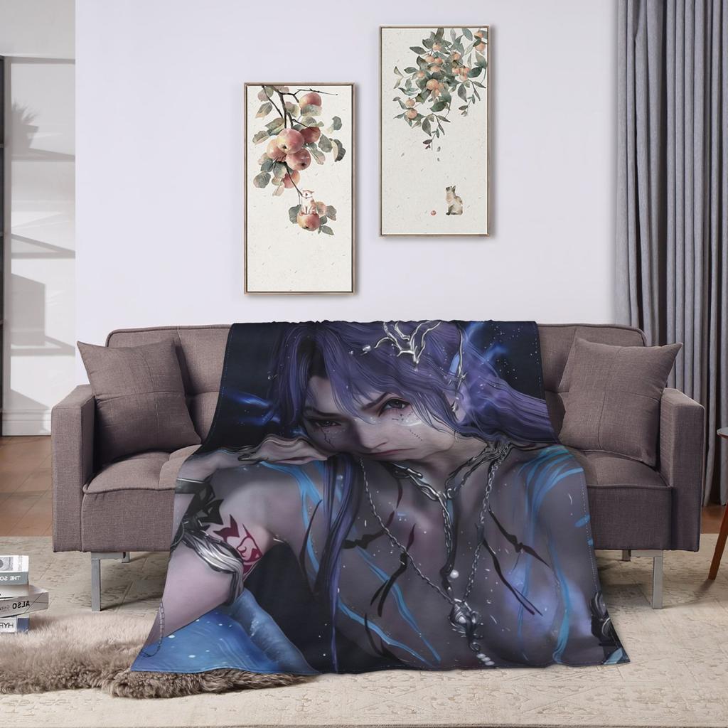 Love and Deepspace Your Husbands Your Boyfriends Blanket Warm Soft Fashion Plush Throw Blanket For Couch Bed Flannel Bedspread