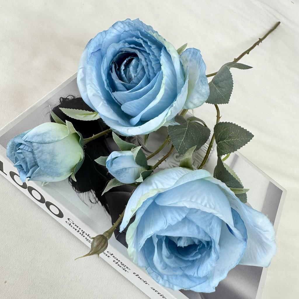 Rose Plants Simulated Wedding Hotel Restaurant Decoration Ornament Desktop