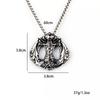 Necklace Anchor Men's and Women's Heads Viking Culture Pendant