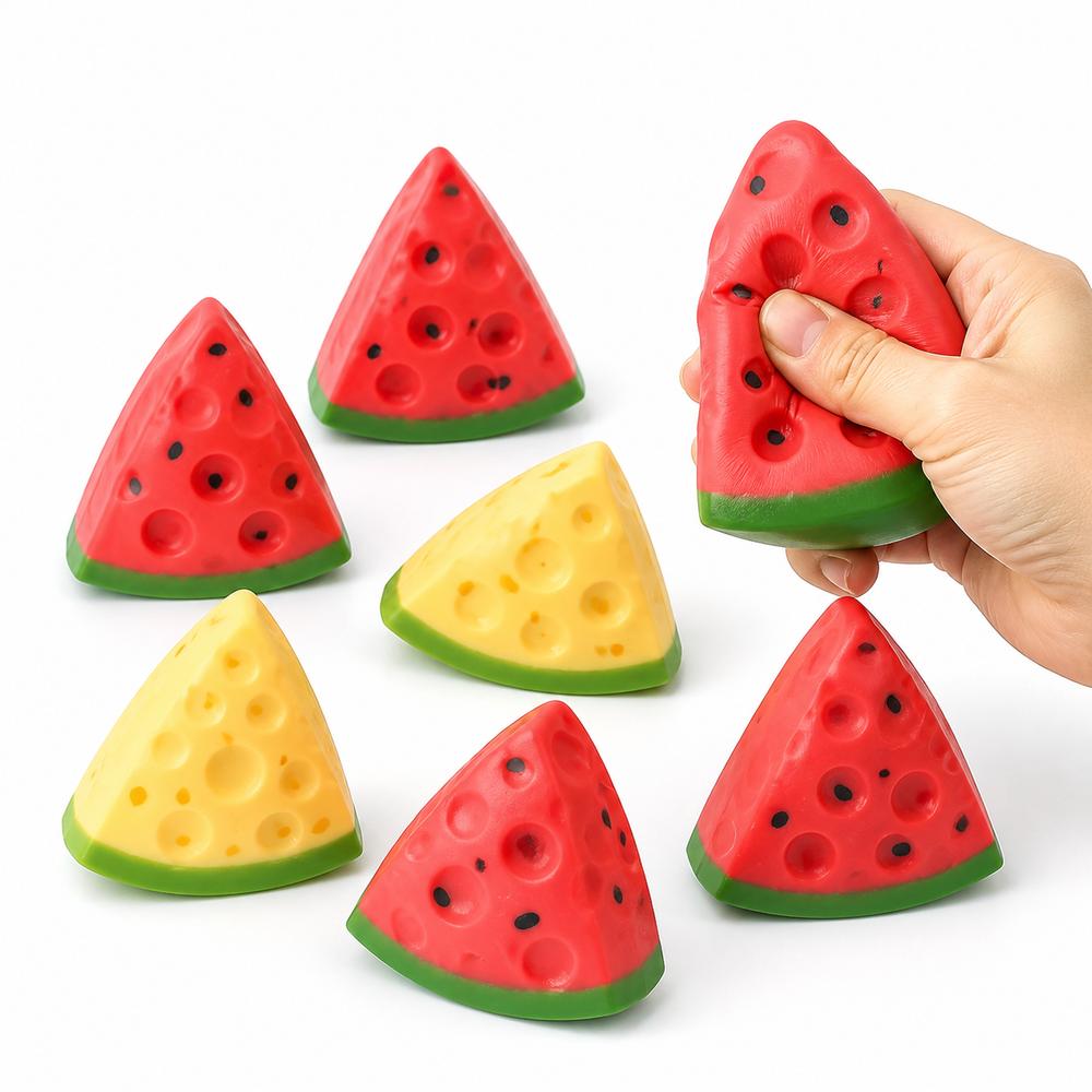 Watermelon Pattern Watermelon Squishy Toy Red Squeeze Toy New Stress Relief Toy Fidgeting