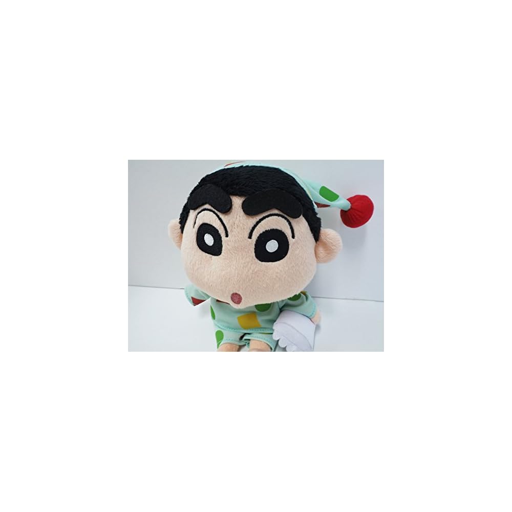 San-Ei Trading Crayon Shin-chan Transformation Plush Toy Pajama Version 11x10x20cm