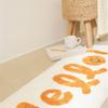 Bedside Long Carpet Cartoon Pattern Letter Cat Non -Slip Carpets Living Room Floor Mat Water Absorption Rugs Tapetes De Sala