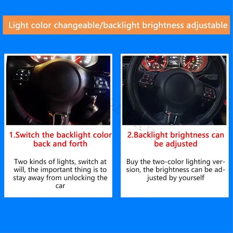 LED Steering Wheel Button remote control switch touch screen volume for VW Golf MK6 Polo Jetta MK5 Touran Caddy Bora accessories