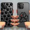 Case for iPhone 17 Pro Max 11 Air XS XR 14 12 16 Plus 7 8 SE 15 13 Mini Funda Back Phone Cover Cute Pet Paw Prints