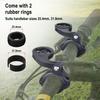 Black Plastic Bicycle Handlebar Conversion Spacer 25 4mm to 31 8mm Adapter