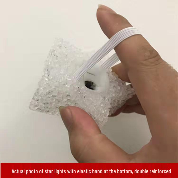 Handheld Luminous Crystal Star Lights for Stage Performance and Dance Props
