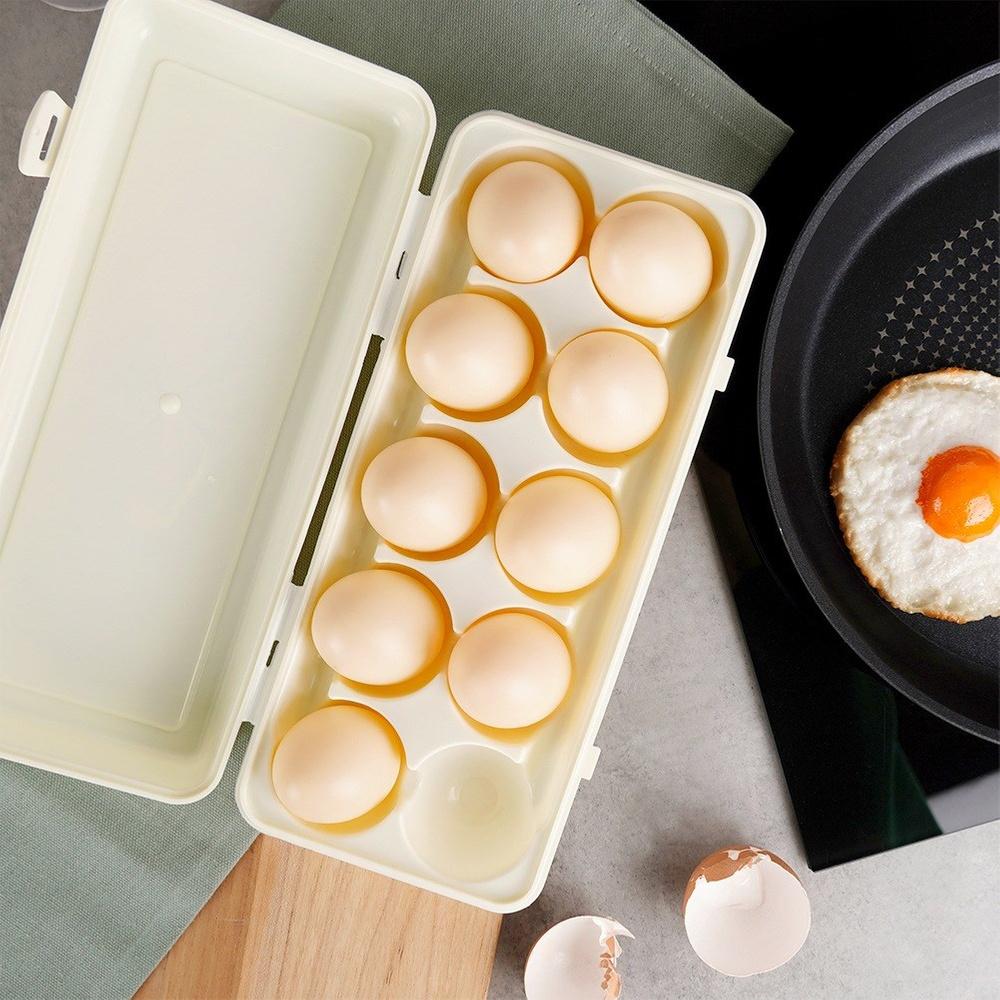 Egg Organizer Kitchen Storage Box for 10 Eggs