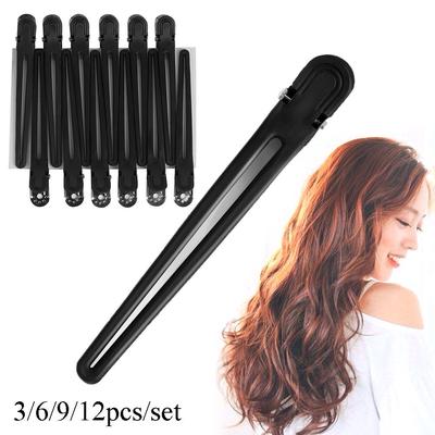 3pcs/6pcs/9pcs/12pcs Handband Styling Tools Pro Salon Fix Hair Clips Butterfly Claw Section Hairpins