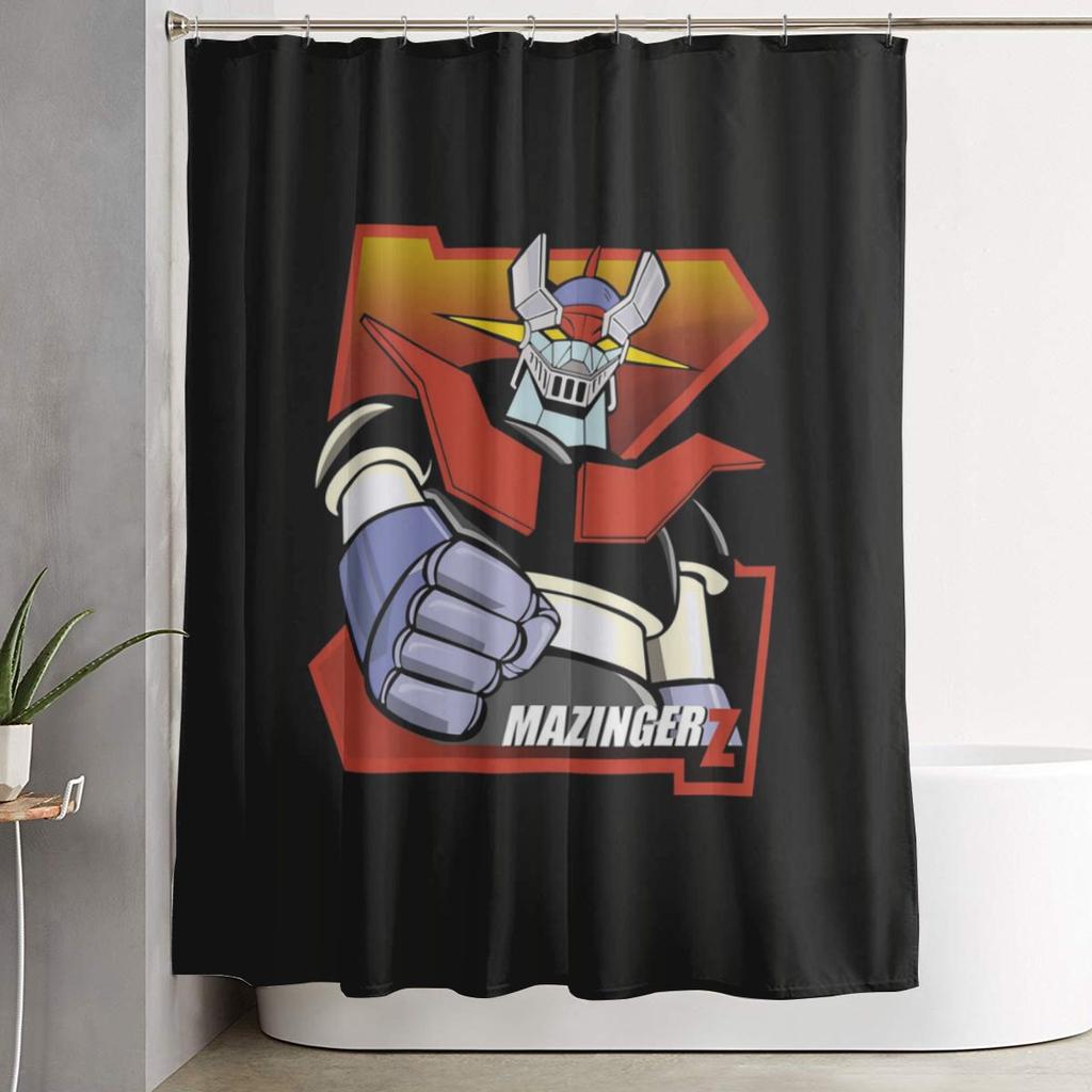 Mazinger Z Goldorak Actarus Grendizer Maske Duschvorhang Badezimmer Polyester Wasserdicht Badvorhänge Mit Haken