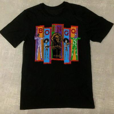 NIEUWE OINGO BOINGO Heruitgave Zwart Katoenen T-shirt S 234XL