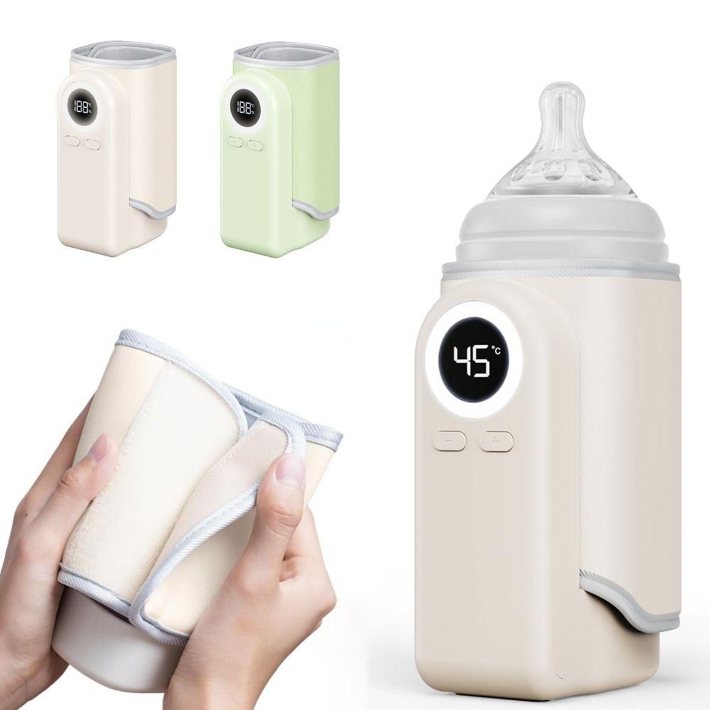 Constant Temperature Baby Bottle Warmer 4-in-1 Nighttime Milk Warmer Travel