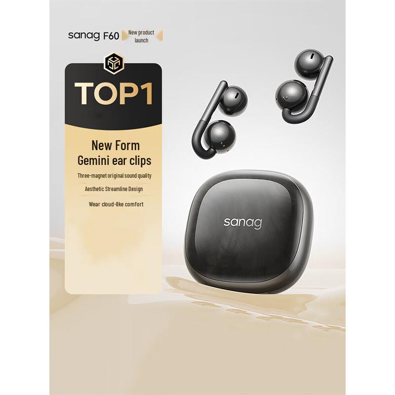 

Saina F60 Open-Ear Clip-On Bluetooth Headphones