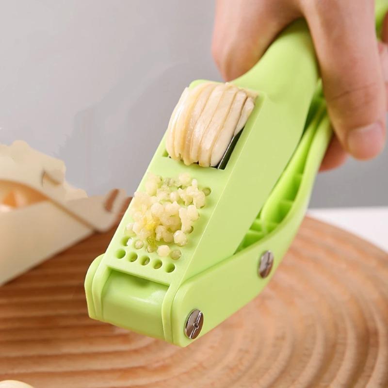 2-in-1 Multifunctional Garlic Press for Pressing Garlic Paste, Suitable for Home Cooking Crushing Tools Practical and Convenient